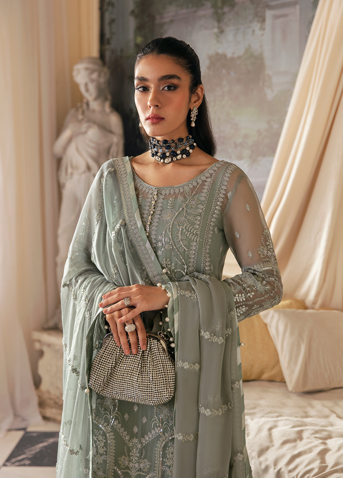 Gulaal Unstitched 3 Piece Emb Chiffon Vol-02 Collection'2023-Amayah