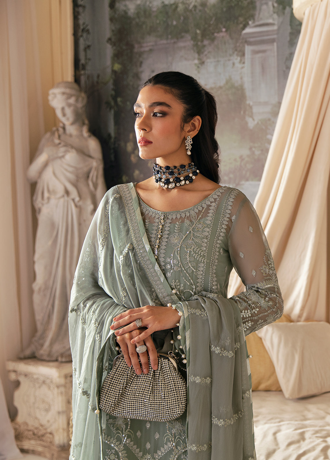 Gulaal Unstitched 3 Piece Emb Chiffon Vol-02 Collection'2023-Amayah