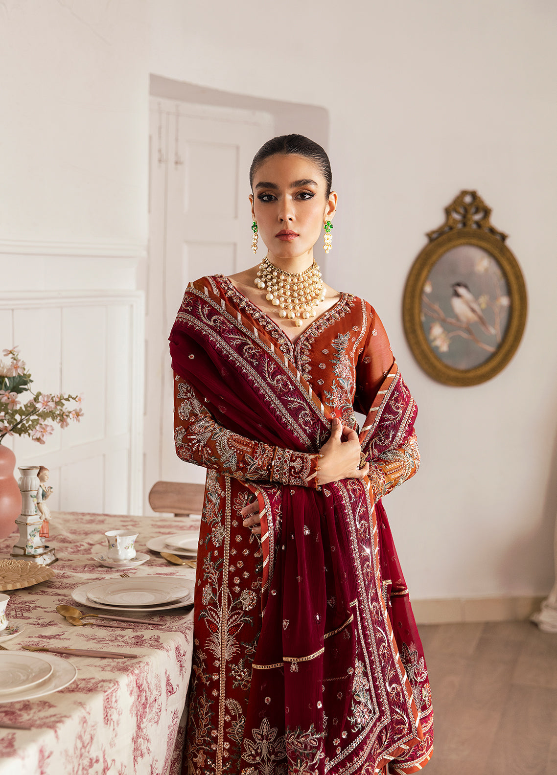 Gulaal Unstitched 3 Piece Emb Chiffon Vol-02 Collection'2023-Laira