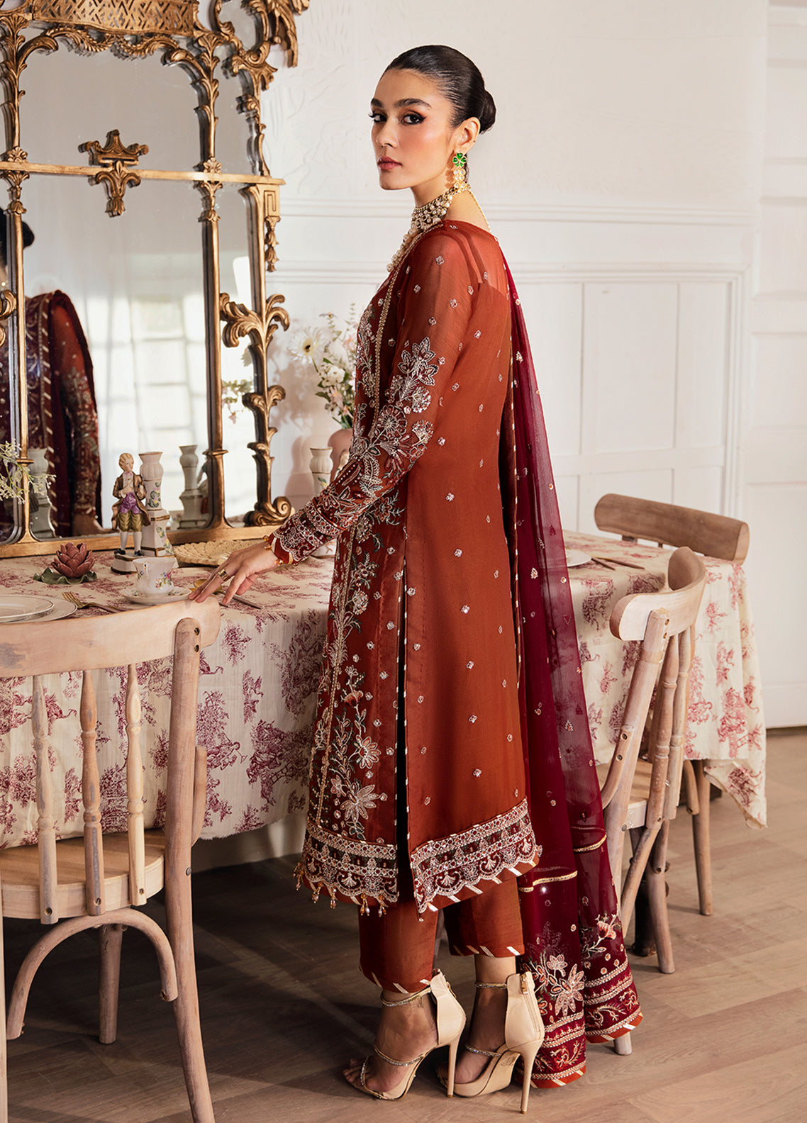 Gulaal Unstitched 3 Piece Emb Chiffon Vol-02 Collection'2023-Laira