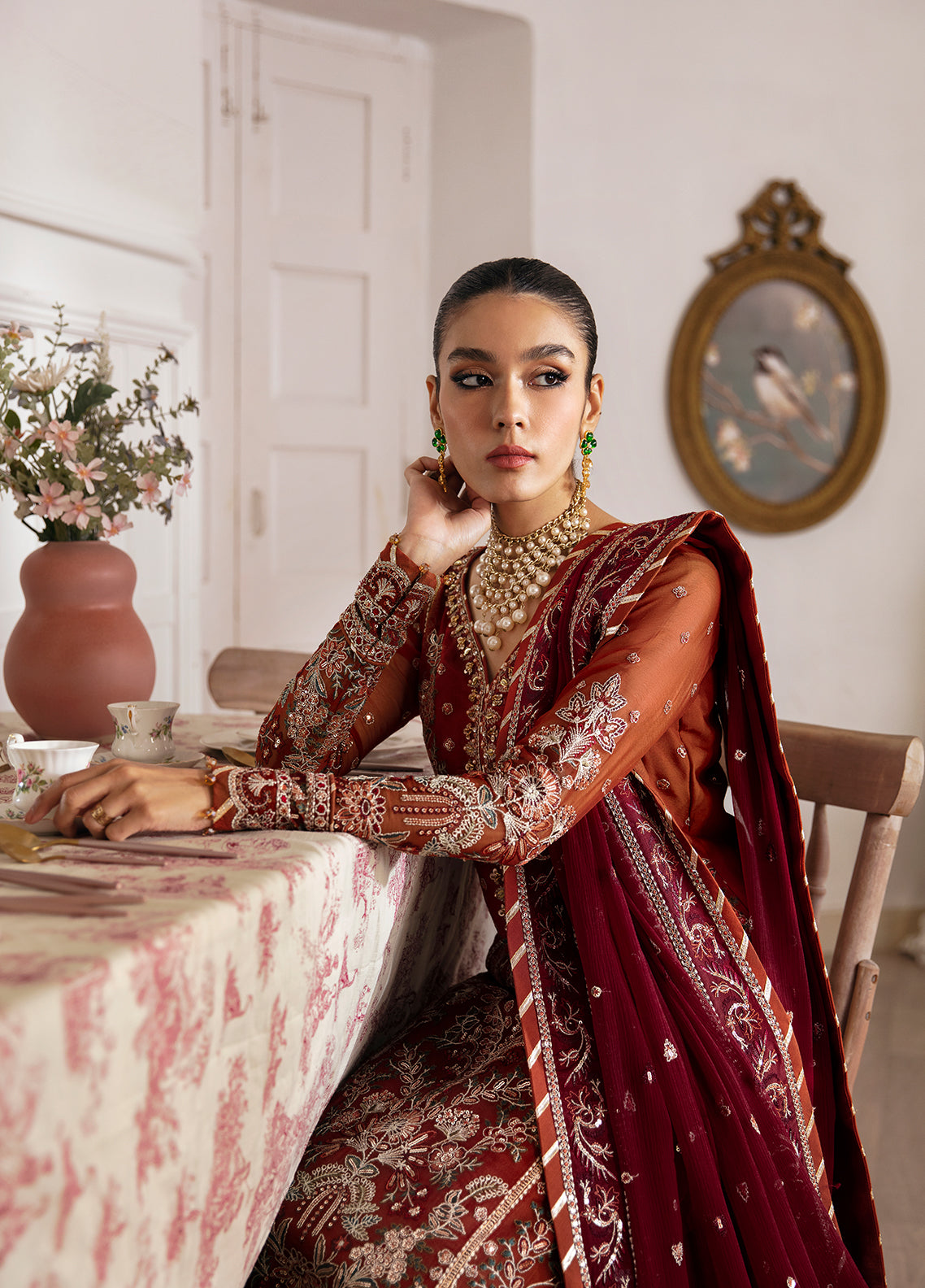 Gulaal Unstitched 3 Piece Emb Chiffon Vol-02 Collection'2023-Laira