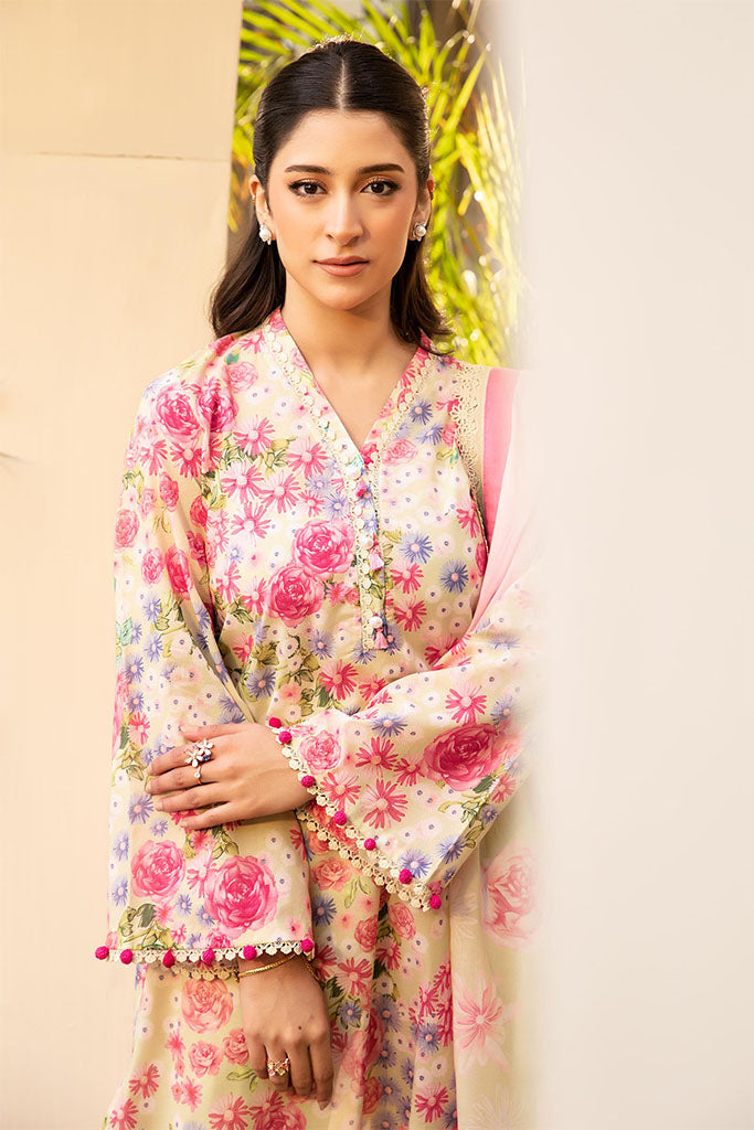 Elaheh By Mbasics Maria B Unstitched 3 Piece Printed Lawn Vol-01 Collection-MB-11
