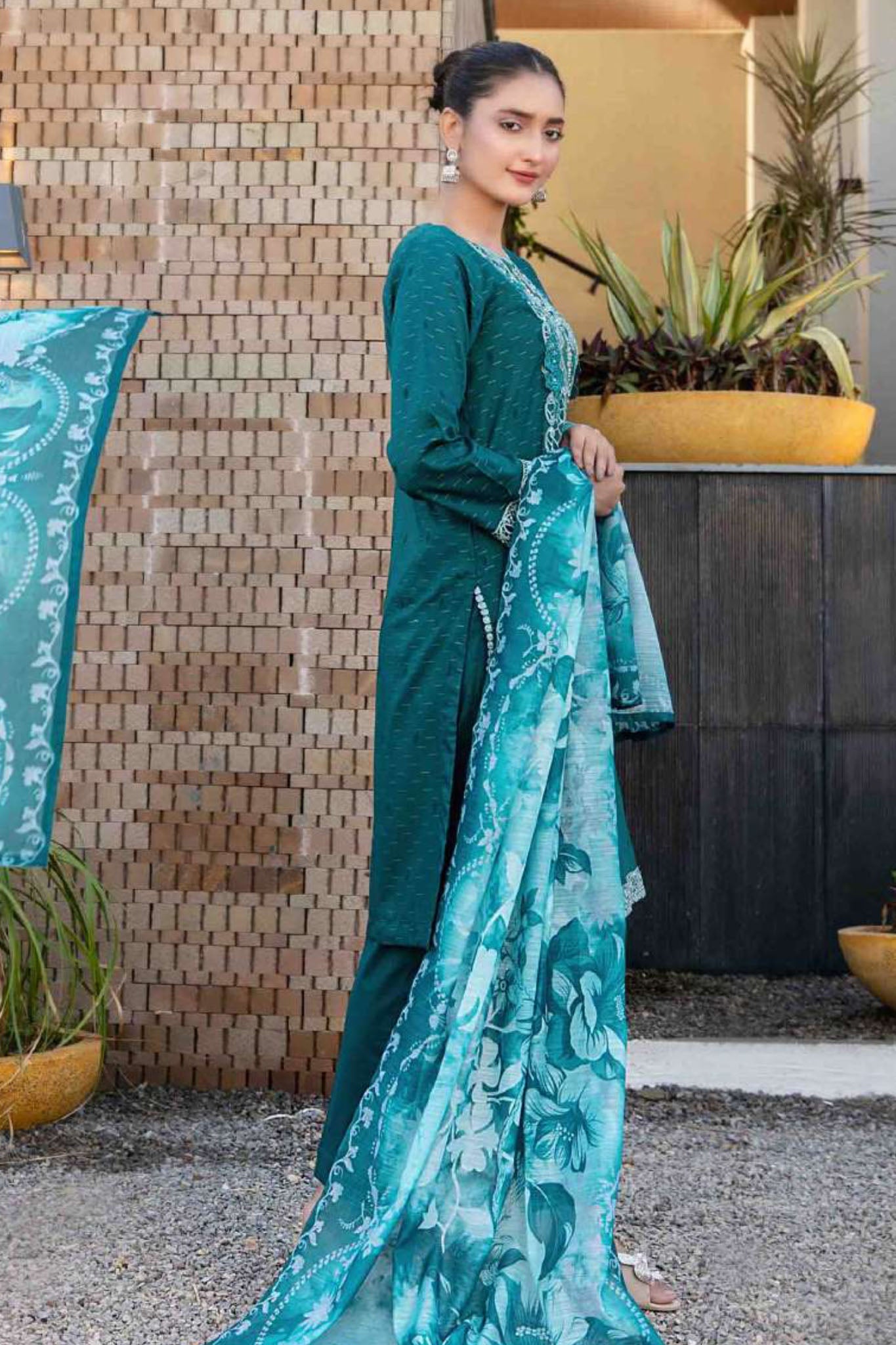 Calafia By Tawakkal Stitched 3 Piece Emb Lawn Collection-D-3145
