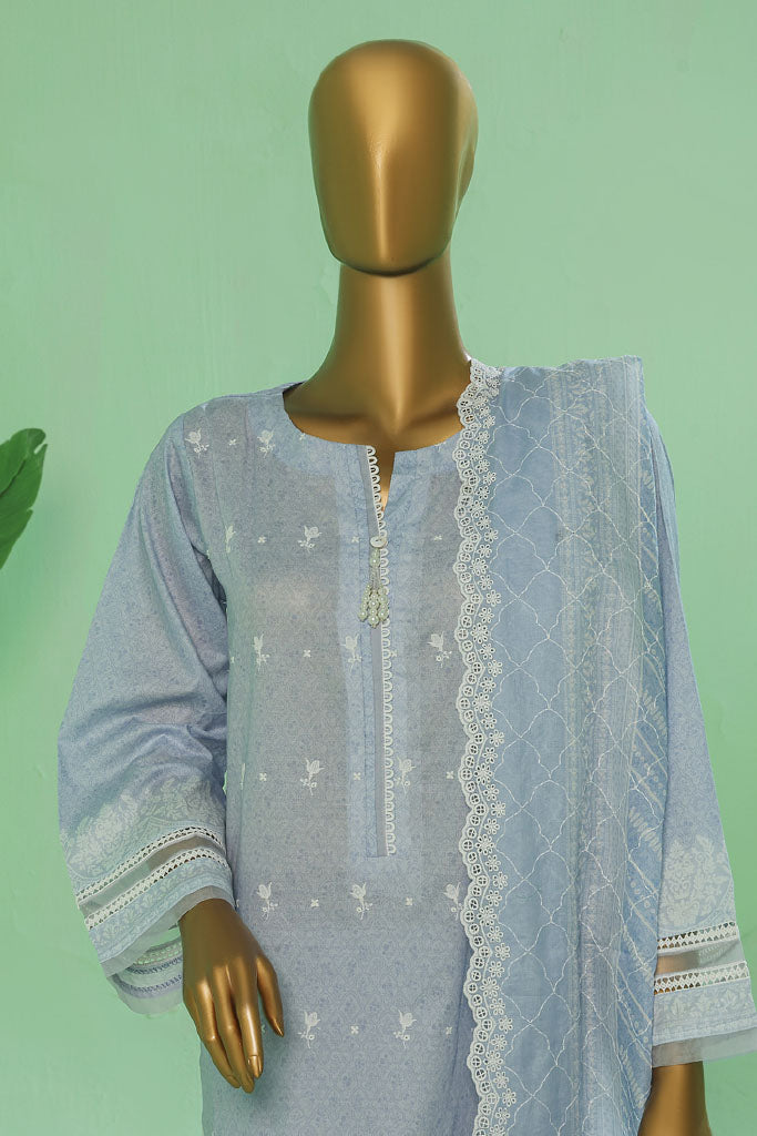 Printkari by Hz Stitched 3 Piece Chikankari Eid Pret Vol-03 Collection'2025-PEC-3P-052