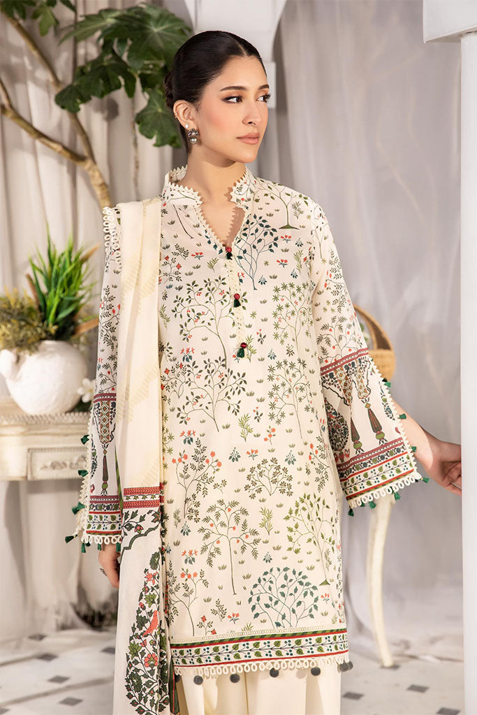 Elaheh By Mbasics Maria B Unstitched 3 Piece Printed Lawn Vol-01 Collection-MB-02