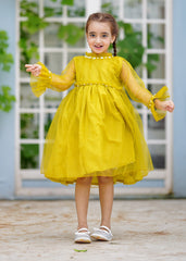 Fairy Bloom by Modest Stitched kids Formals Collection'2025-Olive