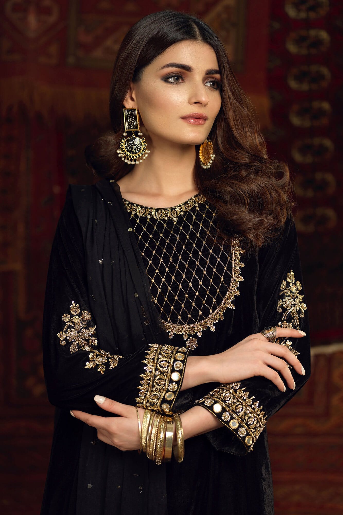 Kahani By Zaaviay Stitched Gul A (Three Piece)