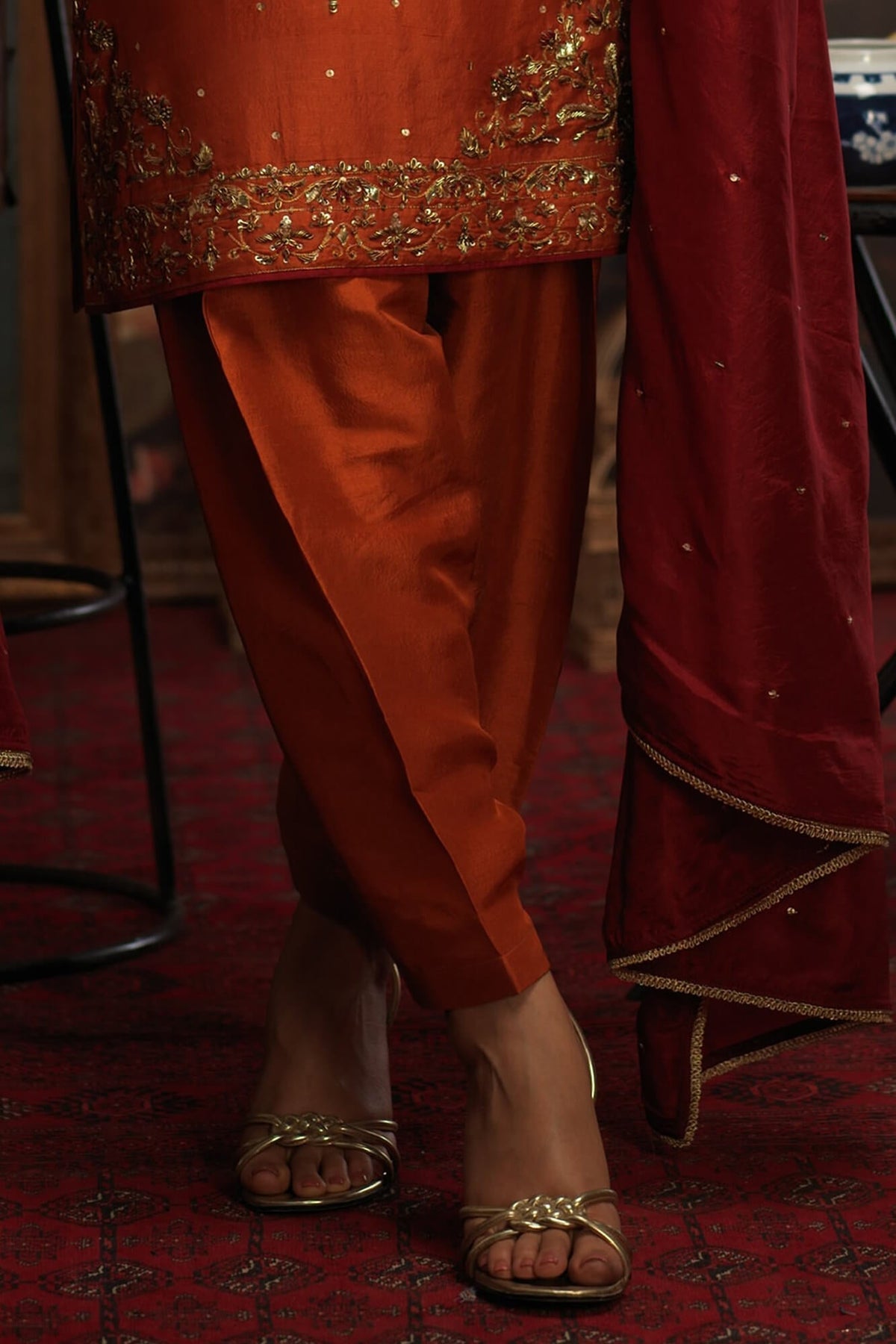 Arzish 2 Seperates By Zaaviay Stitched Sirah Shalwar