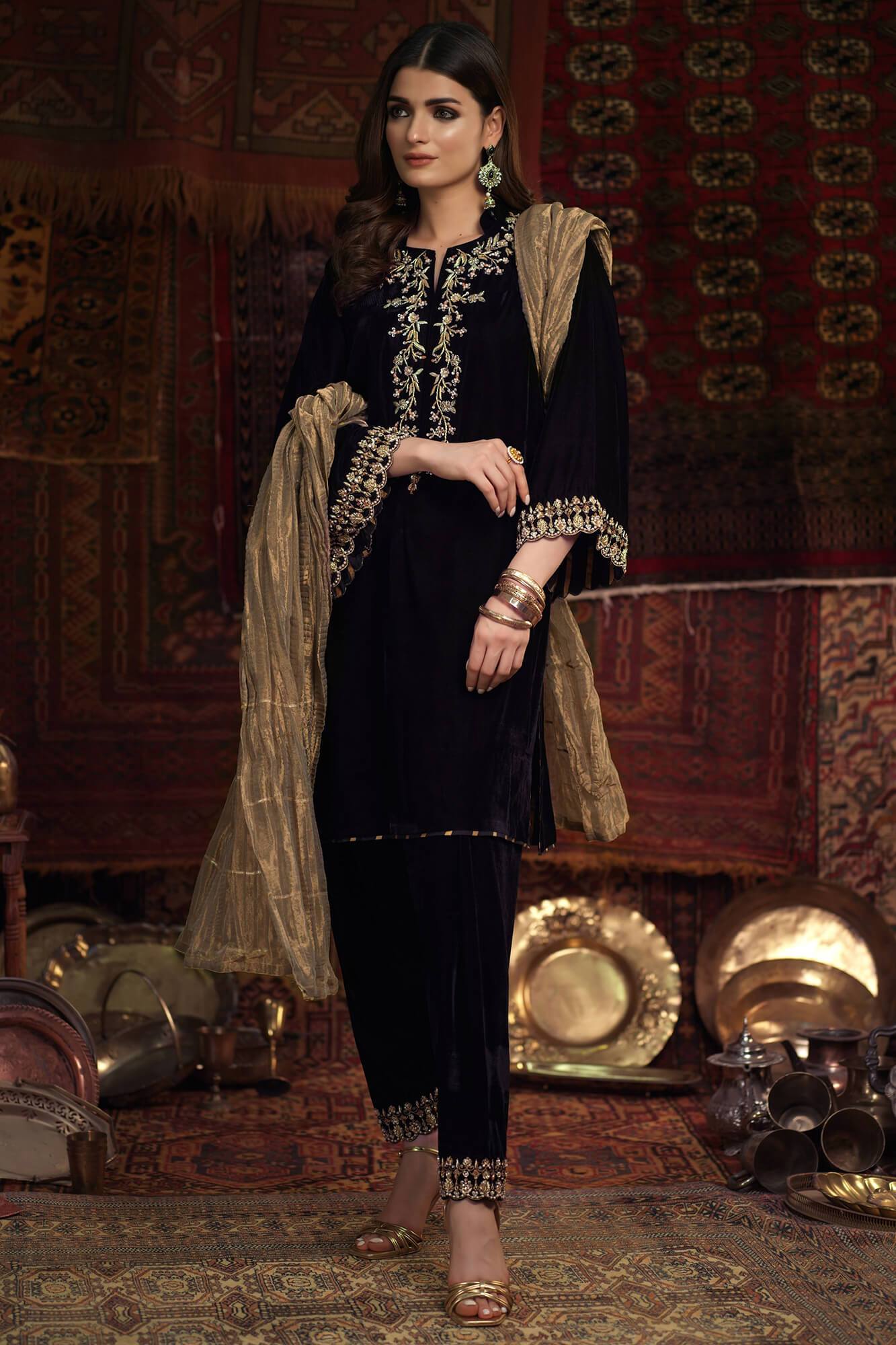 Kahani By Zaaviay Stitched Koel B (Three Piece)