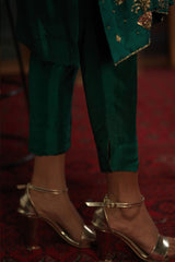 Arzish 2 Seperates By Zaaviay Stitched Tazeen Open Slit Pant