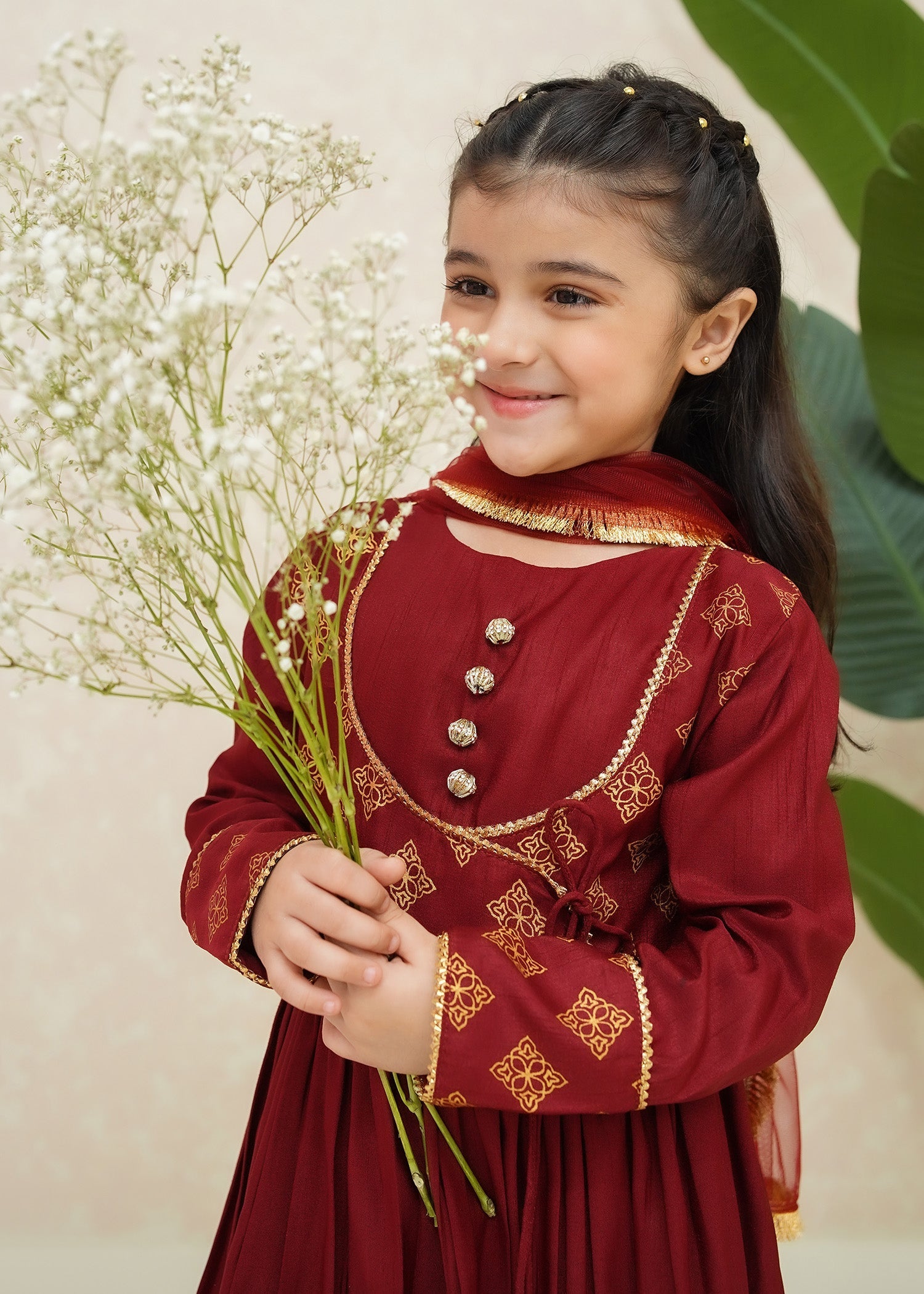 Modest Stitched 3 Piece Formals Kids Collection'2025-Gulnar
