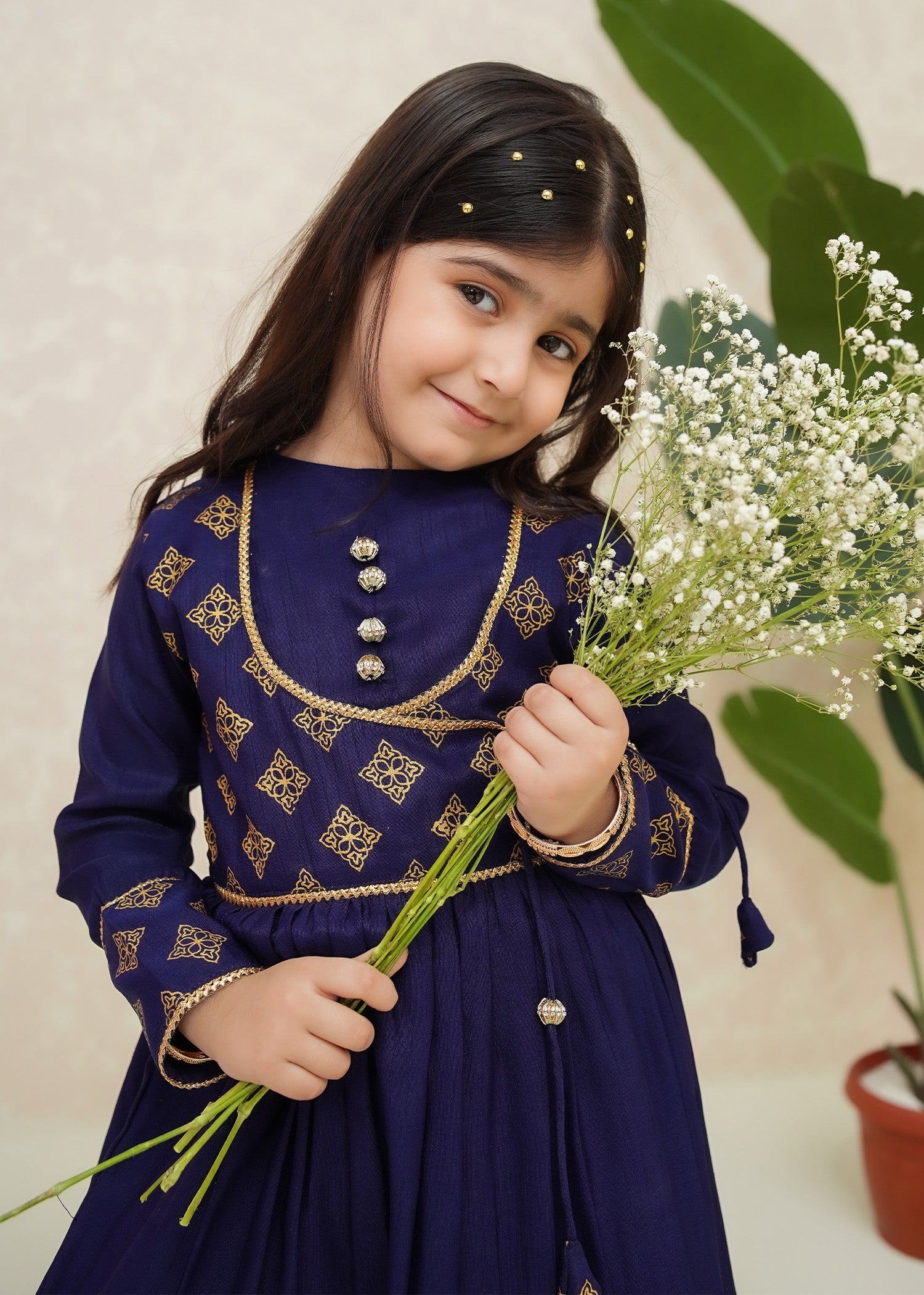 Modest Stitched 3 Piece Formals Kids Collection'2025-Zehra