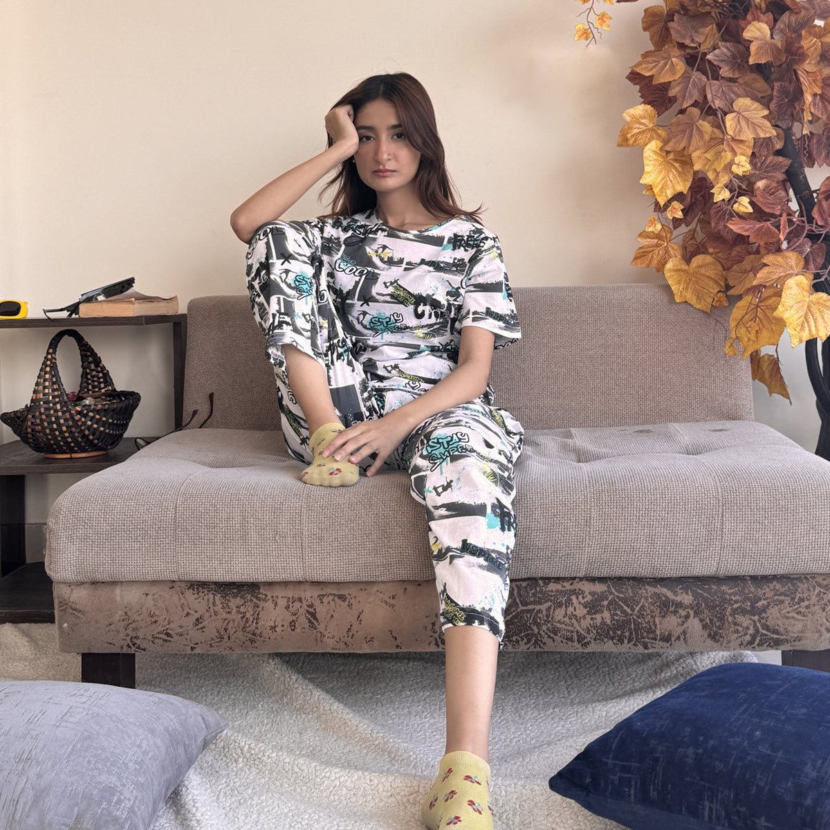 12 AM By Khawar Latif Funky PJ Set