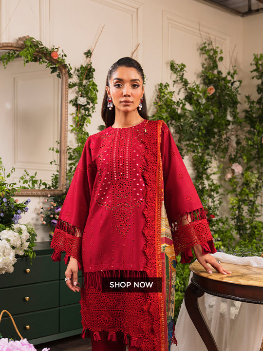 Pairi Daeza By Nine Needles Unstitched 3 Piece Luxury Lawn Collection'2025-Vine-NL-08