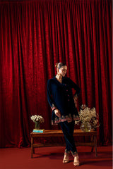 Bagh-E-Makhmal Separates By Zaaviay Stitched Dewdrop (Two Piece)