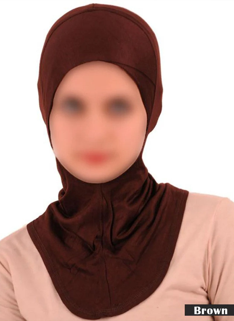Hijab Ul Hareem Brown Ninja Scarf