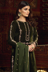 Makhmal By Zaaviay Stitched Nageen (Three Piece)