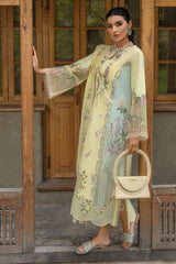 Crimson Unstitched 3 Piece Fancy Emb Lawn Collection'2024-06-B-Sun Kissed