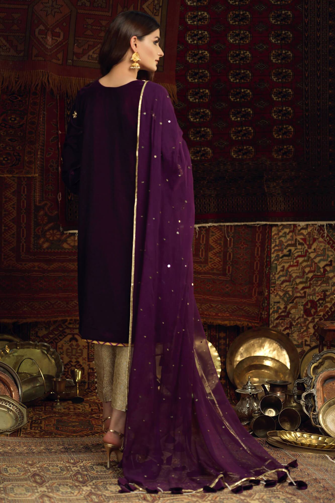 Kahani By Zaaviay Stitched Sitara (Three Piece)