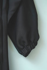 Black Open abaya - Bustangi