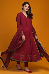 Udaan By Zaaviay Stitched Heer (Three Piece)