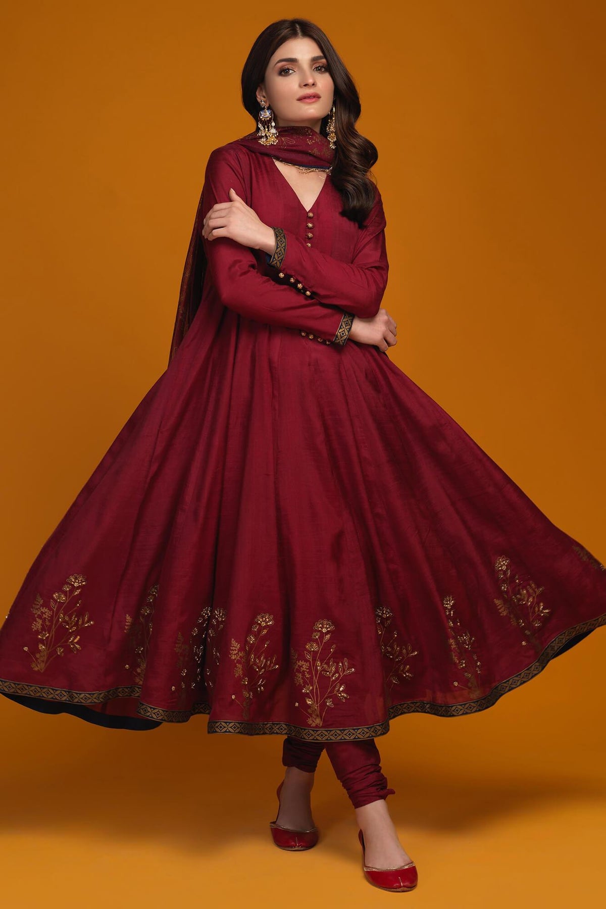 Udaan By Zaaviay Stitched Heer (Three Piece)
