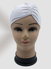 Hijab Ul Hareem White Side Parting Hijab Cap Stone