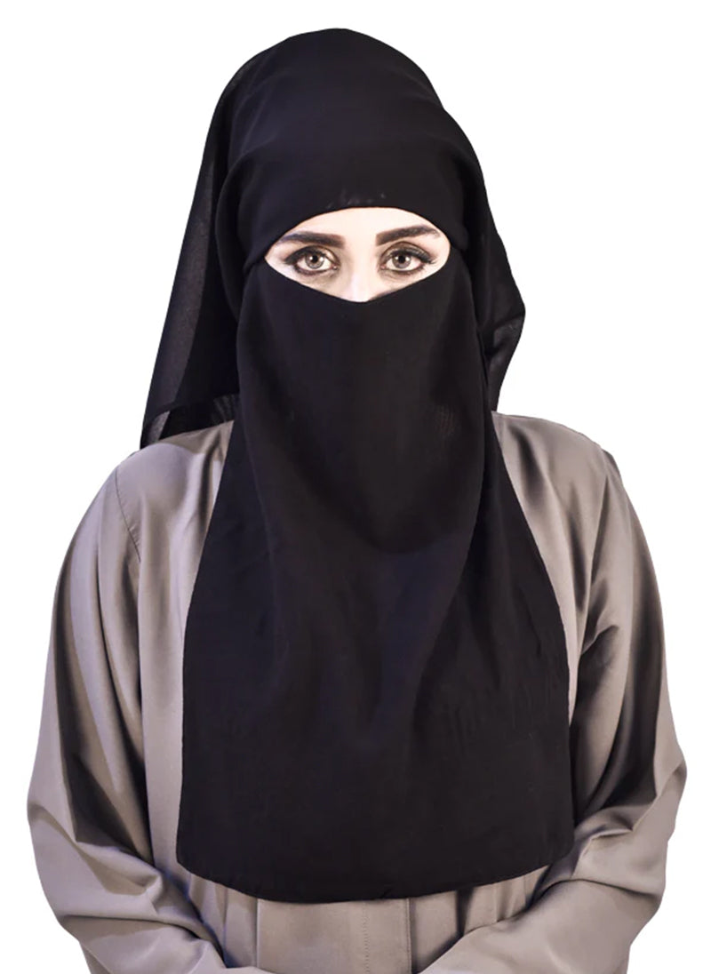 Hijab Ul Hareem Three Layer Face Cover (Naqab)