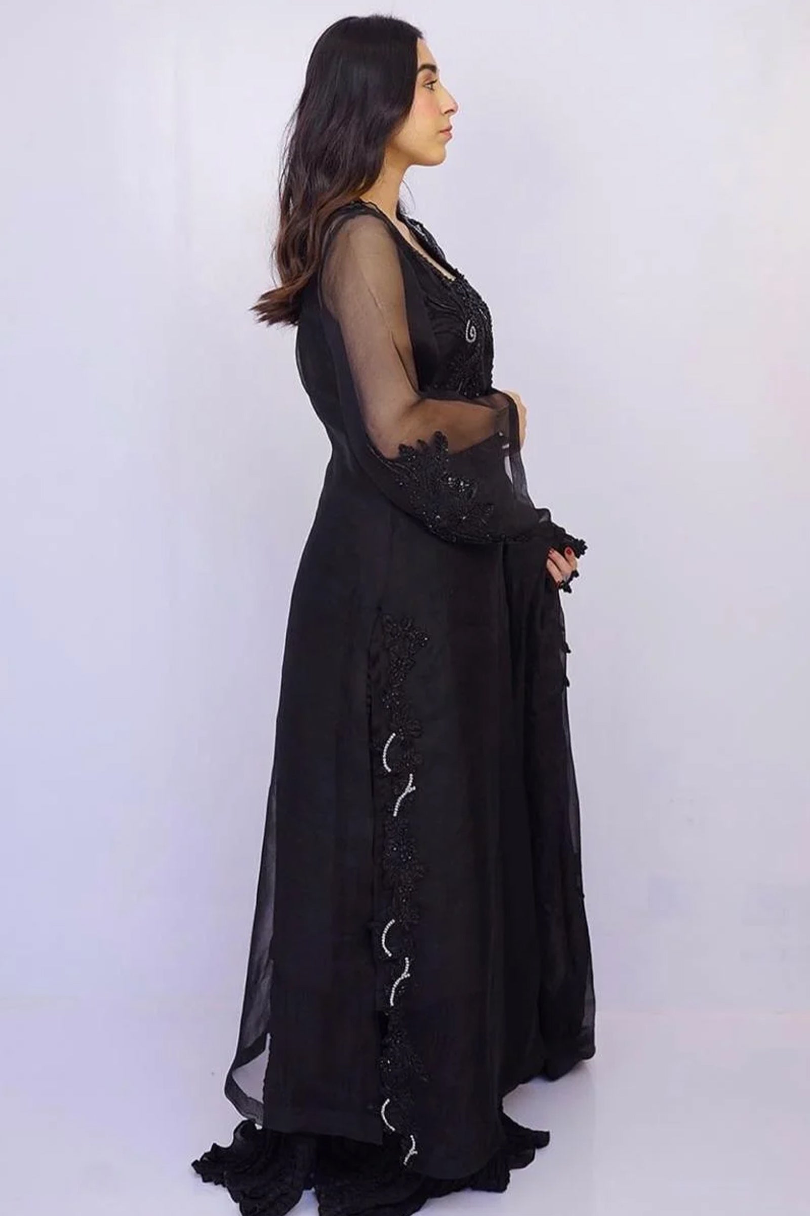 Luna By Mariam Malik Stitched 2 Piece Luxe Silk Pret Collection'2025-Luna- Luxury Pret' - 19