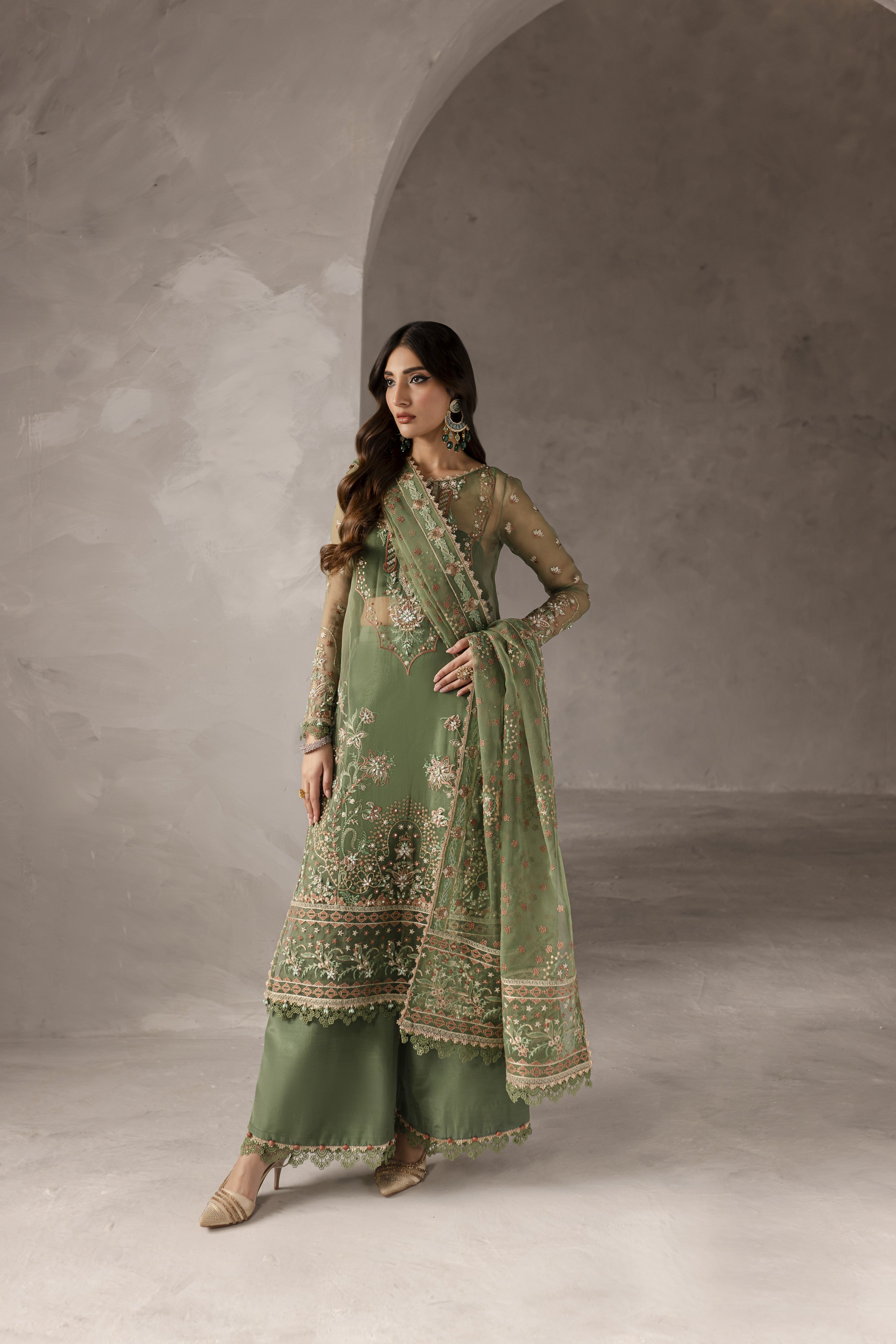 Elysee By Imran Ramzan Unstitched 3 Piece Luxury Formals Collection'2025-Giardino Fiorito