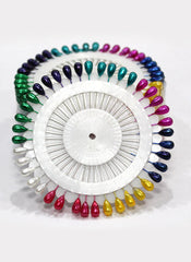 Hijab Ul Hareem Ring Pins Big 40 Pcs Pkt Multi Color