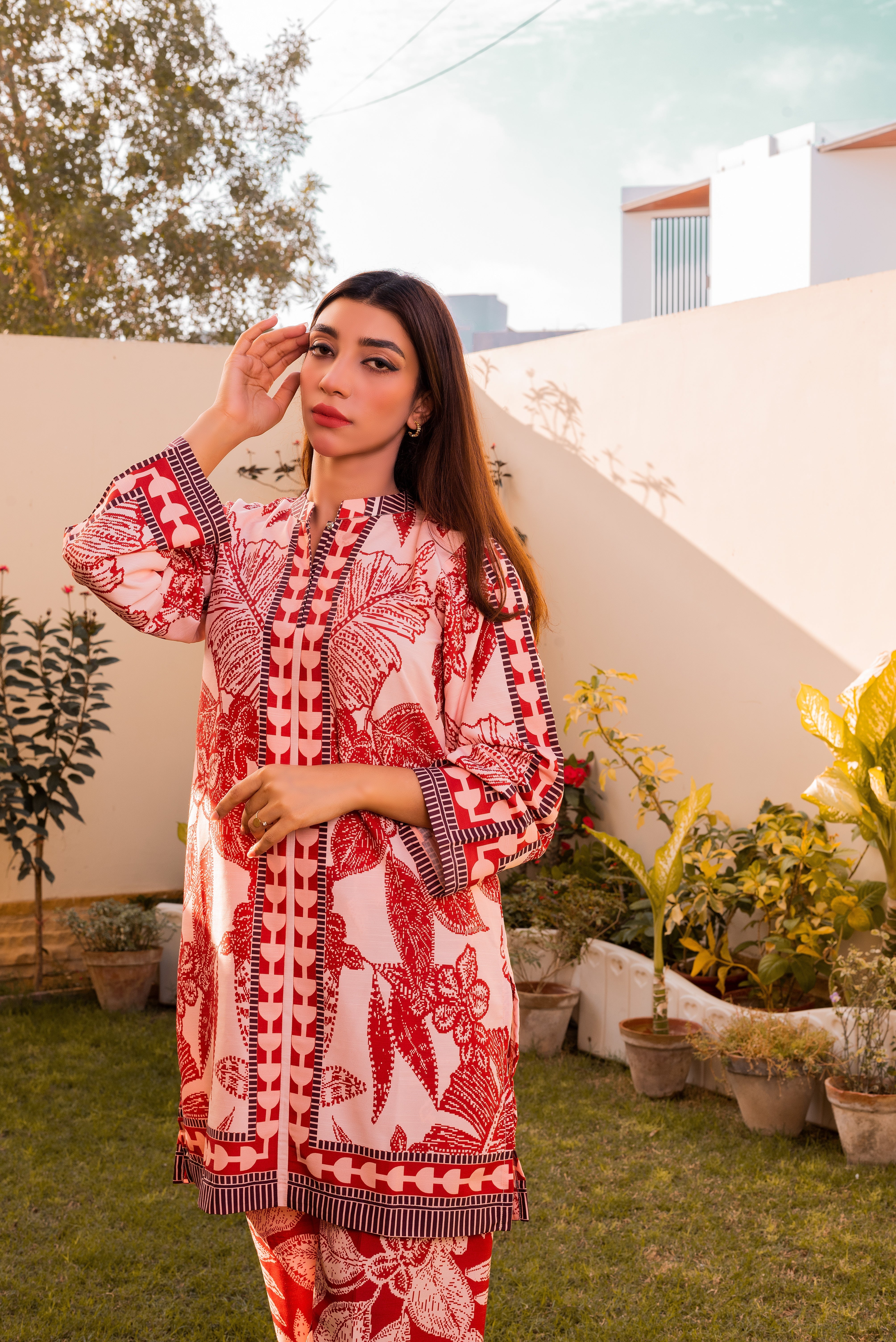 Sonrisa Red Co-ord Set