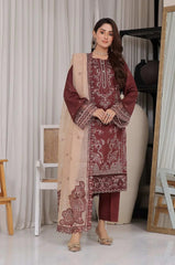 Dressline Un Stitched 3 Pcs Premium ChikankariEmb Viscose Zari Collection