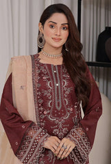 Dressline Un Stitched 3 Pcs Premium ChikankariEmb Viscose Zari Collection