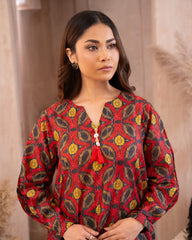 Ayla Studio Stitched PRINTED ESSENTIAL CO-ORD - Psychedelic Night