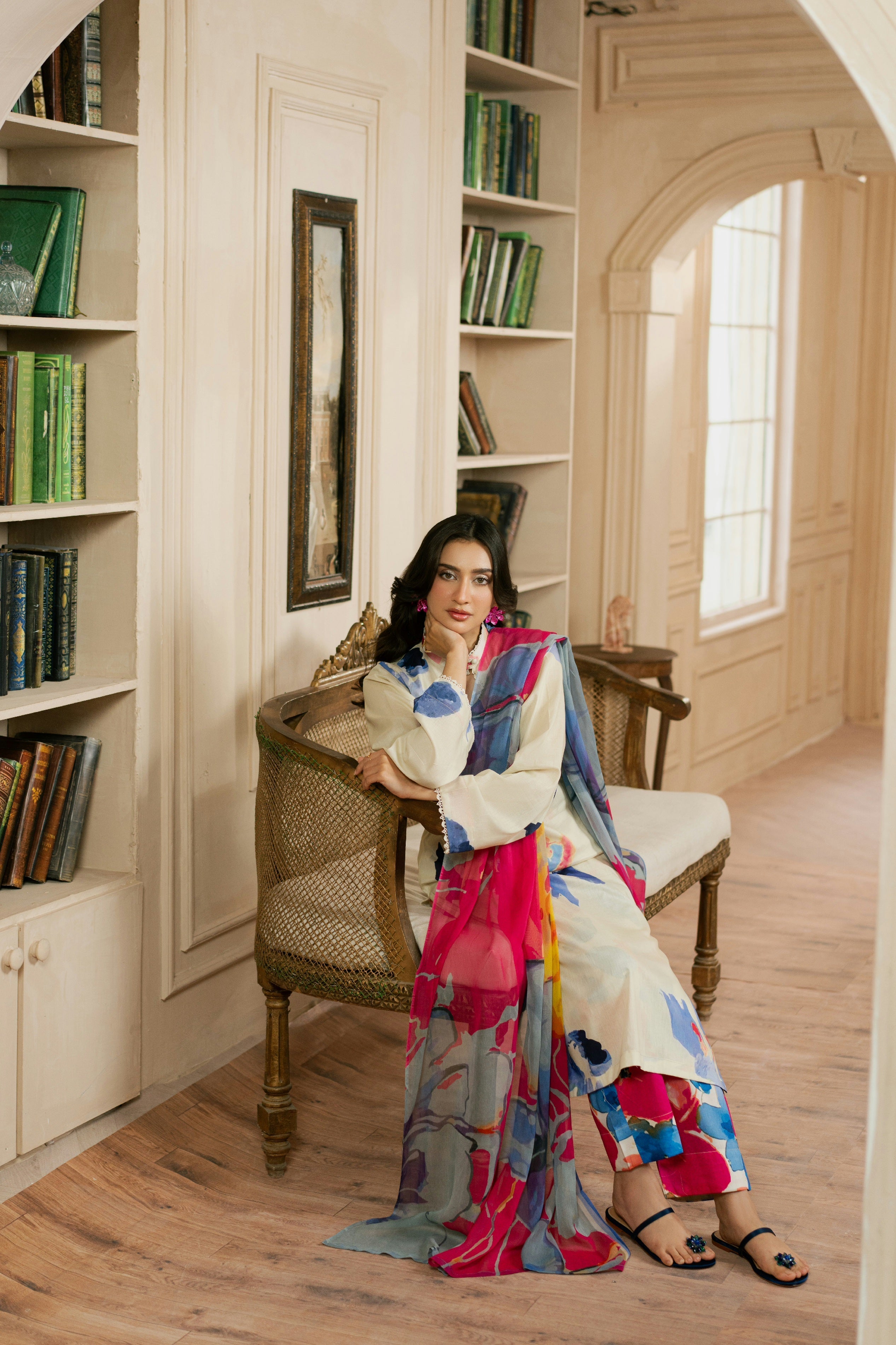 Dew Drop By Feathers Unstitched 3 Piece Lawn Collection-FIROSH-FT470
