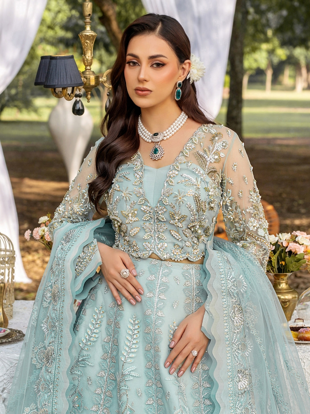 Amelie By Nine Needles Unstitched 3 Piece Luxury Formals Collection'2025-LD 04