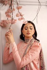 Inara By Humdum Stitched 3 Piece Emb Lawn Collection'2025-D-04