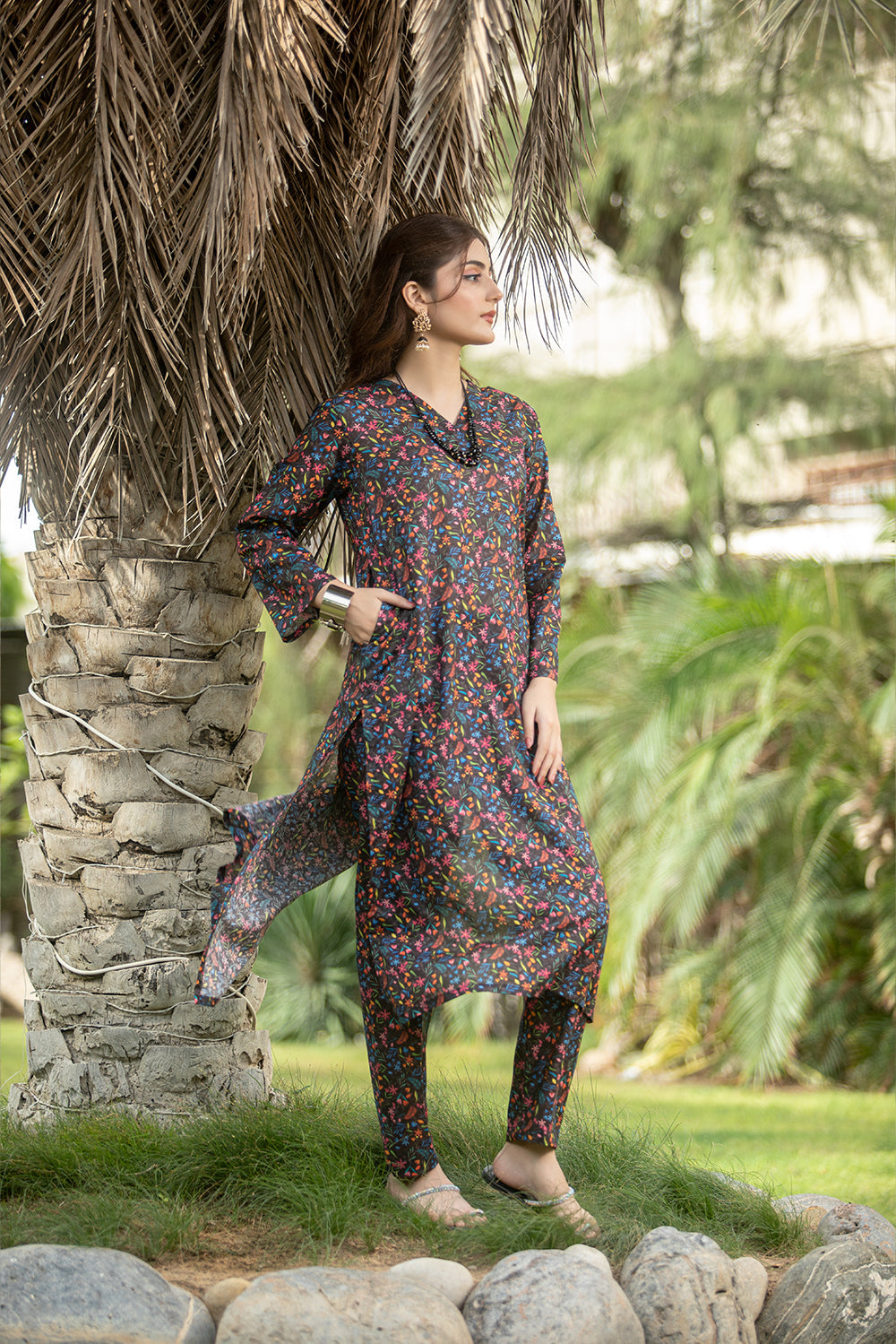 Aqs N Man 2PC Matching Separates Lawn Suit | AM-005