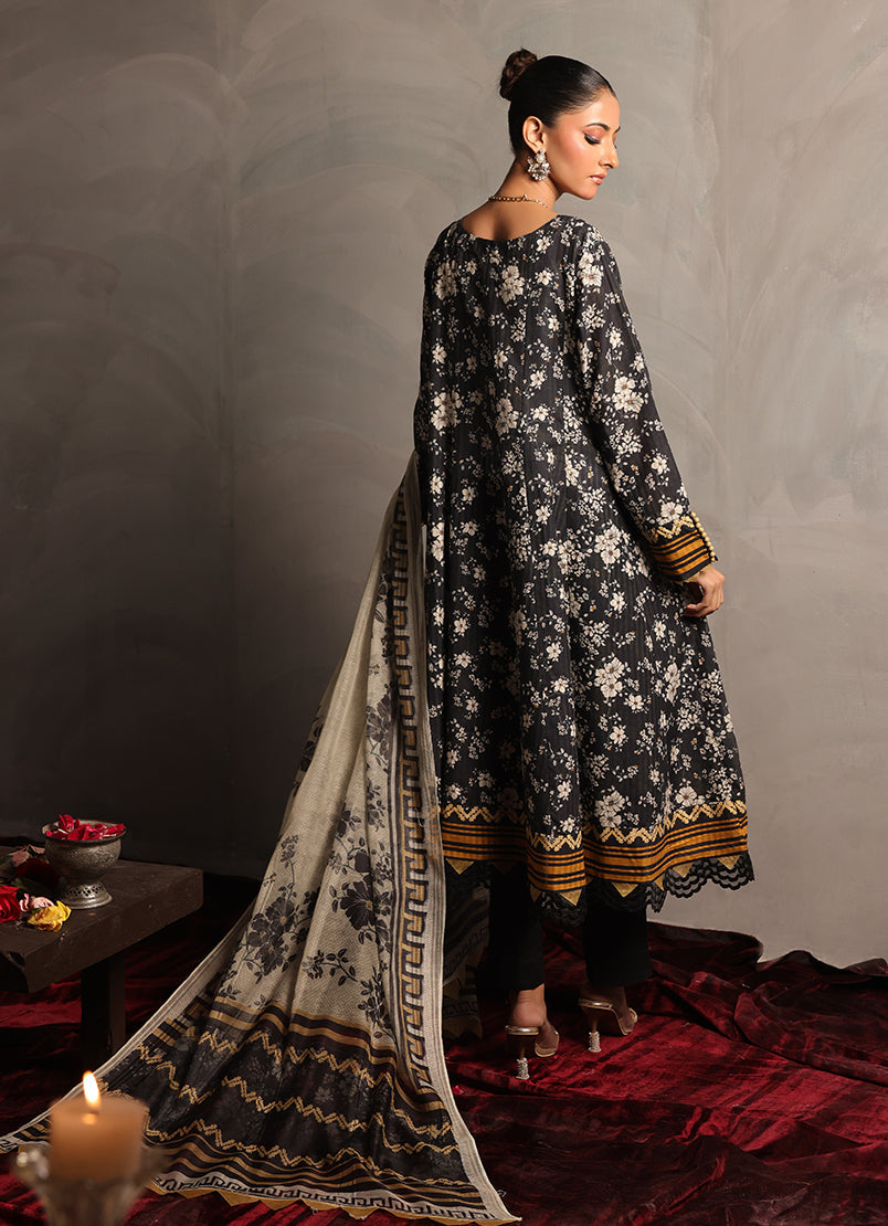 Zlooms 3 Pc Dobby Unstitched Suit - ZL25-C08-01