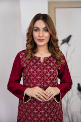 Panache Apparel Stitched Kurta Collection-Taabir