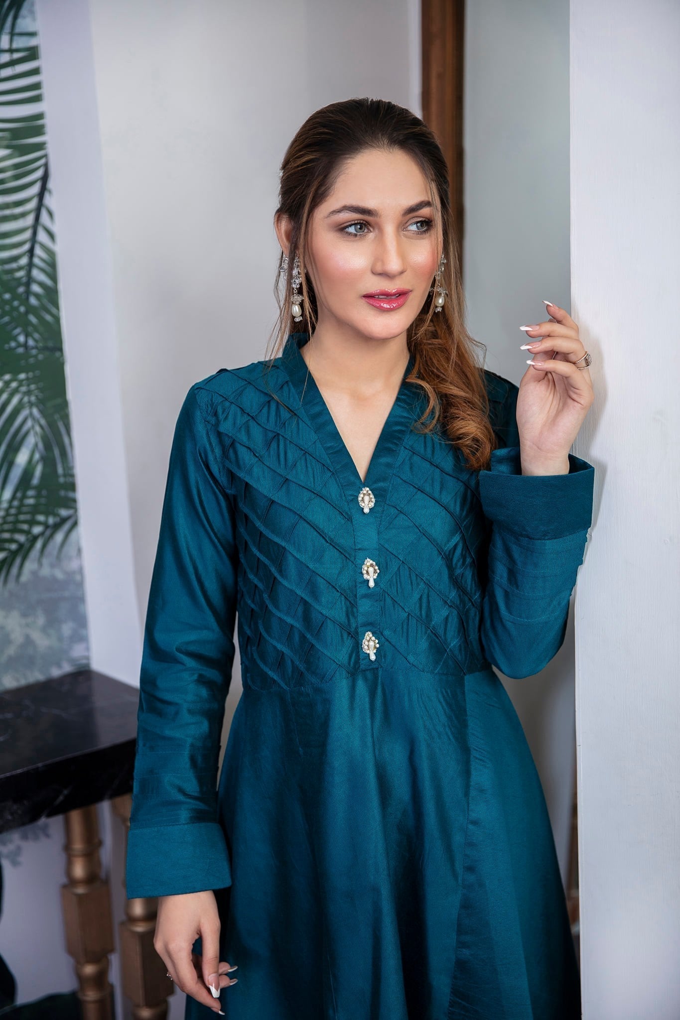 Panache Apparel Stitched Frock Collection-Taskeen
