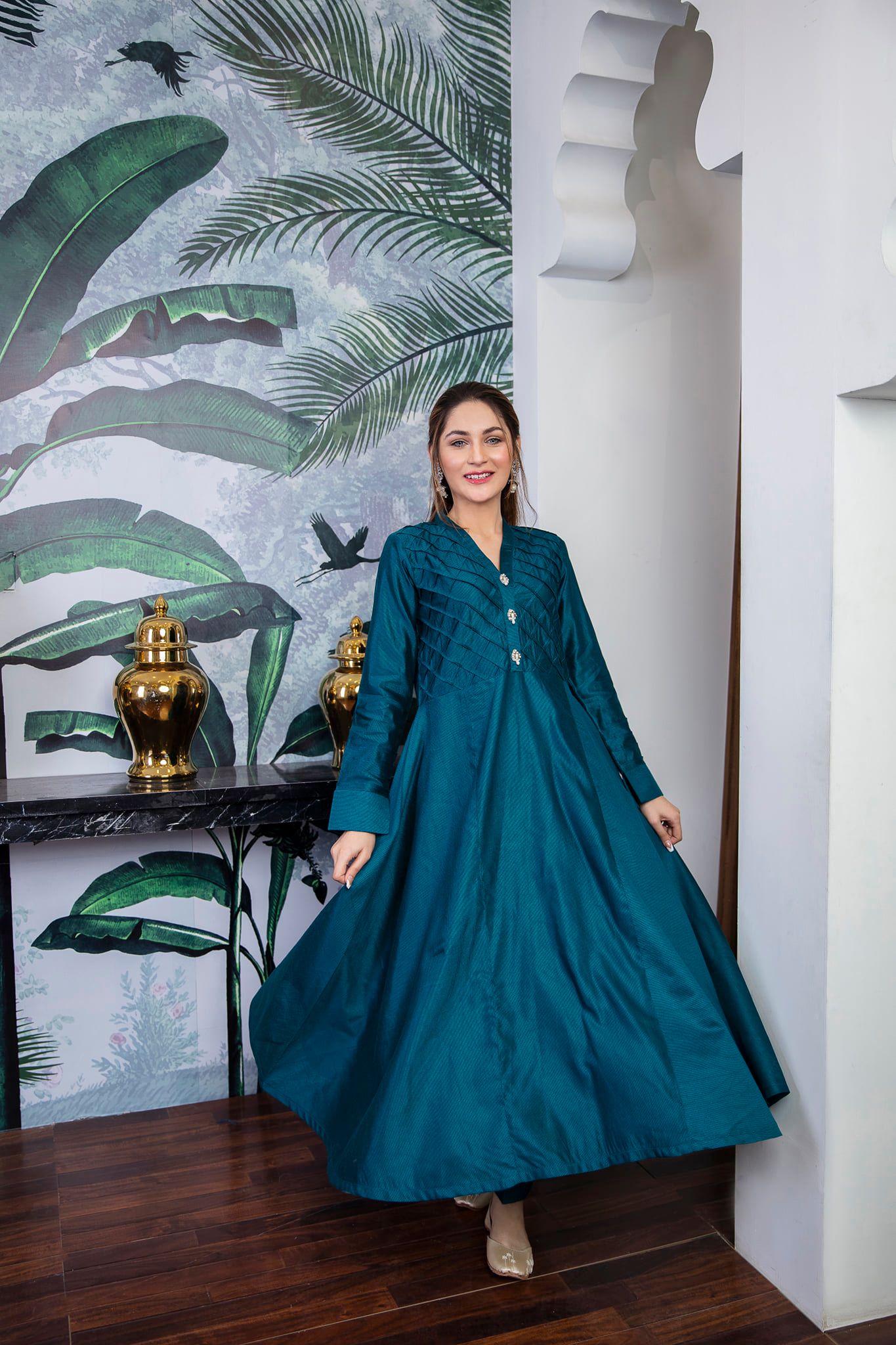 Panache Apparel Stitched Frock Collection-Taskeen
