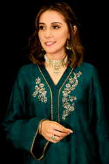 Zaaviay Stitched Eid Collection 2022  Roheen (Two Piece)