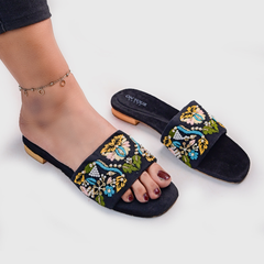 On Your Feets Sliders-Black Whisper
