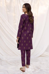 Blumm by Esra Stitched 2 Piece Printed Cambric Chp-02 Collection'2022-B-02-Purple