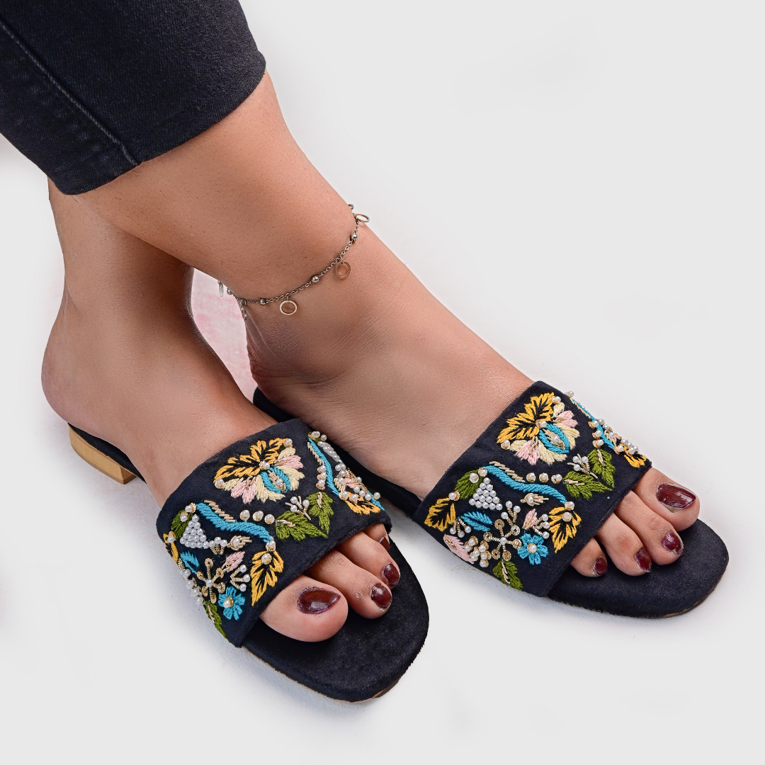 On Your Feets Sliders-Black Whisper