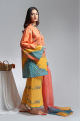 The Affordables By Mariam Malik Stitched 3 Piece Digital Printed Lawn Collection'2025-Amber