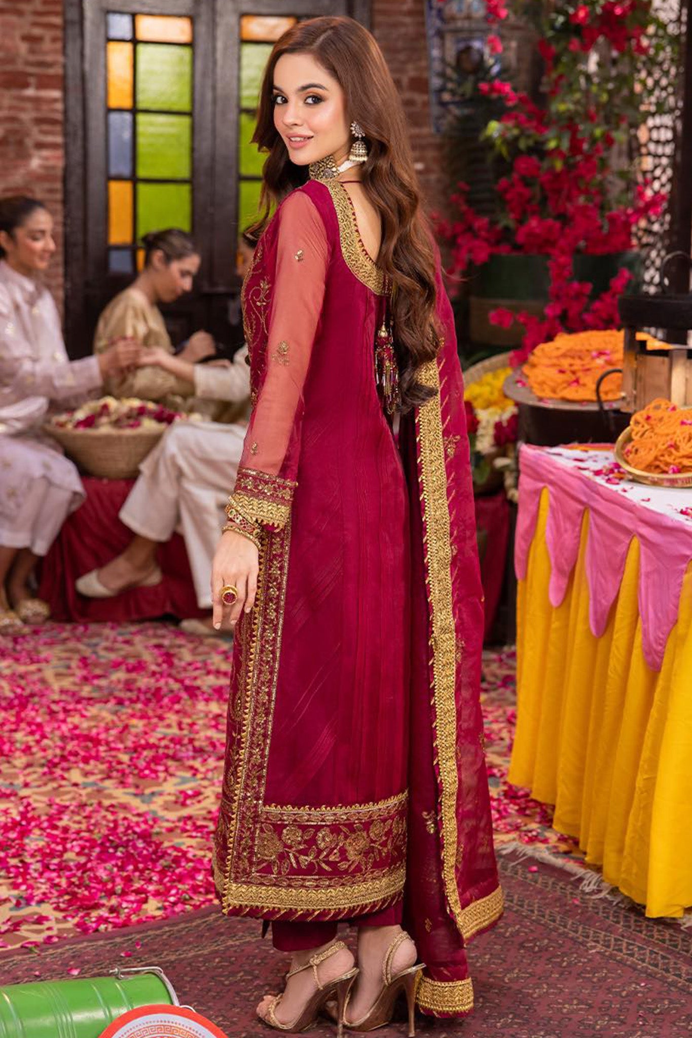 Pyaar Diyan Gallan By Asim Jofa Unstitched 3 Piece Luxury Formals Collection'2024-AJEM-23