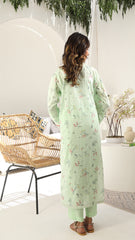 Summer Vibes Basics By Najia Zia Stitched 2 Piece Printed Lawn Collection-EVERGREEN